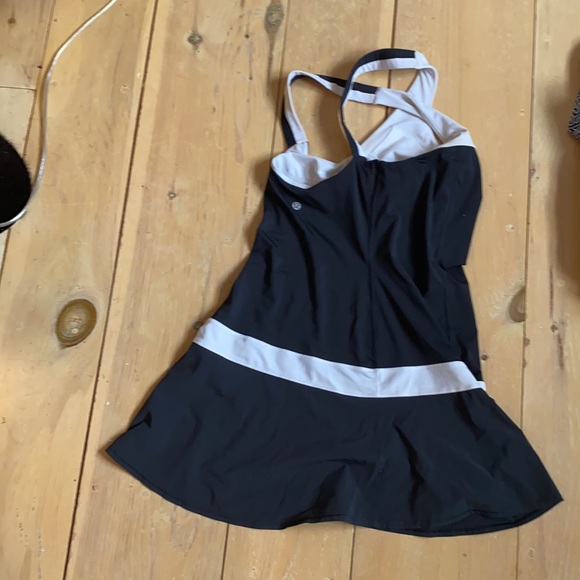 Lululemon racer back tennis dress with built in bra - Picture 2 of 4